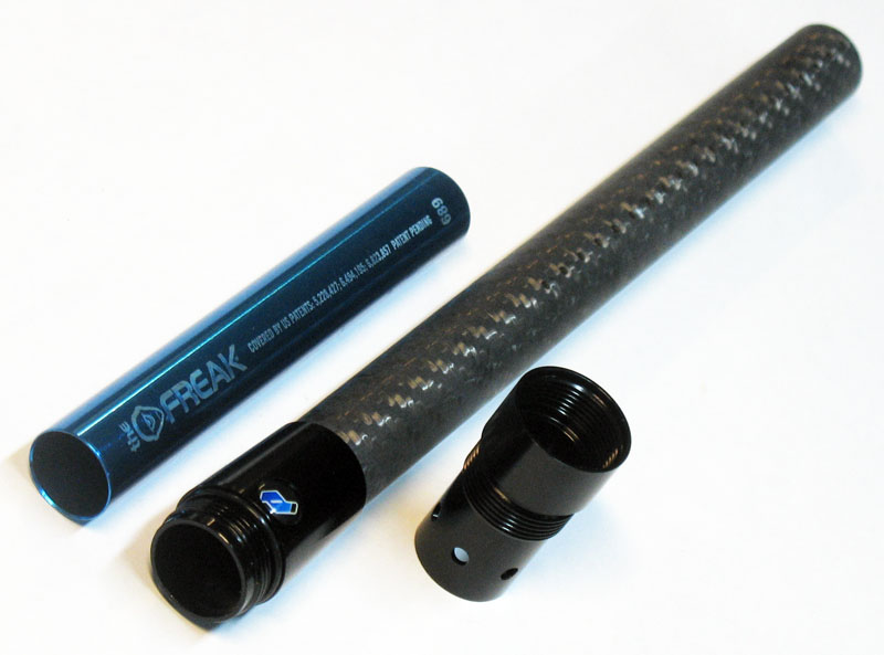 Deadlywind Fibur Autococker 10" Carbon Fiber Paintball Barrel